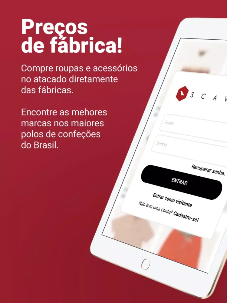 Capturas de tela do Scaven iPad 