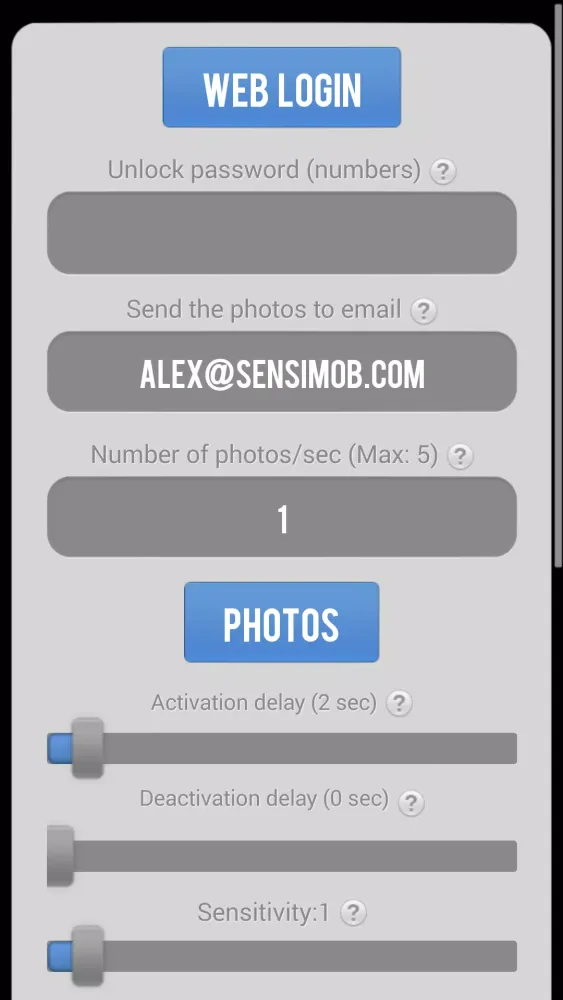 Anti Theft Alarm Screenshots