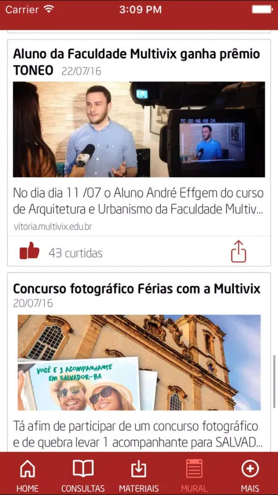 ภาพหน้าจอของ Multivix