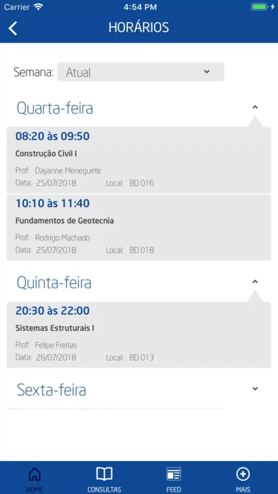 UCL App Screenshots