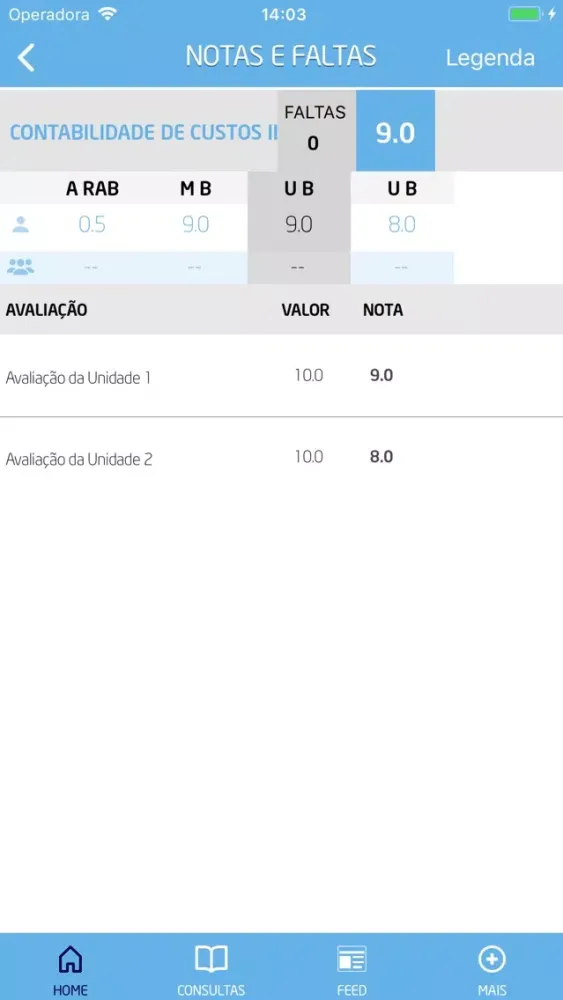 Скриншоты Nova UCSAL Mobile