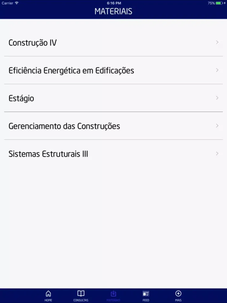 Minha Unisinos iPad  Ekran Görüntüleri