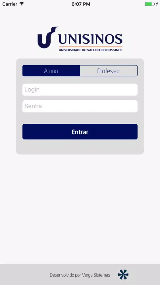 Minha Unisinos Ekran Görüntüleri