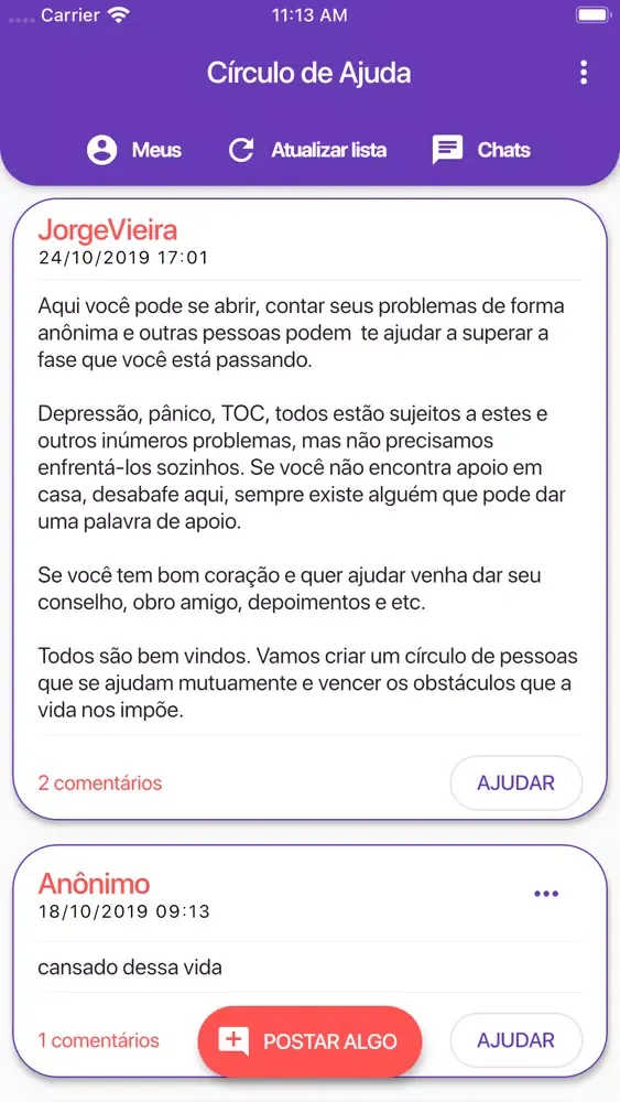 Скриншоты Círculo de Ajuda