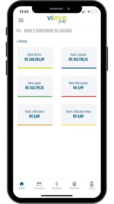 ภาพหน้าจอของ Vileve Pay App