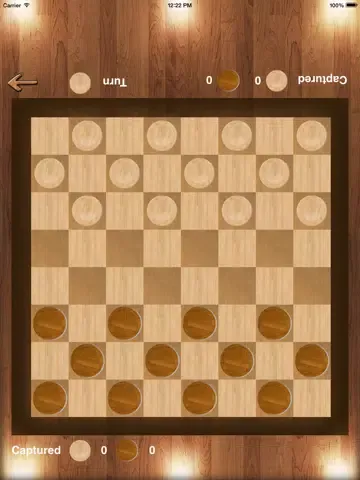 Screenshot di Wooden Checkers™ iPad 