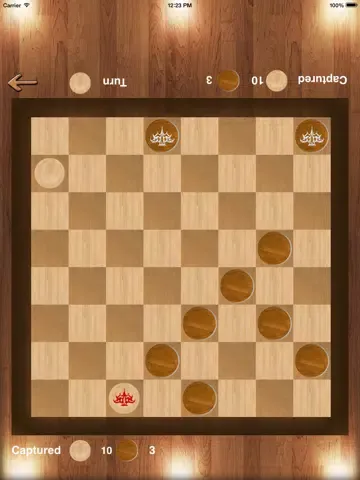 Screenshot di Wooden Checkers™ iPad 