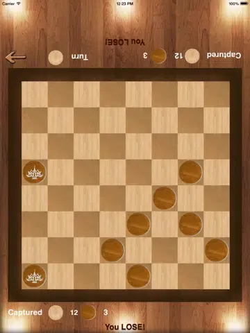 Screenshot di Wooden Checkers™ iPad 