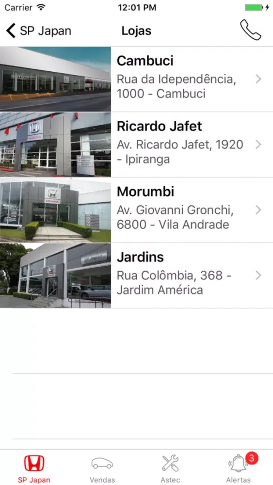 Screenshot di SP Japan