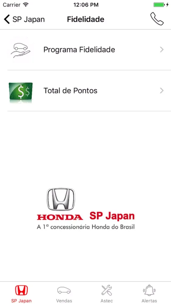 Screenshot di SP Japan