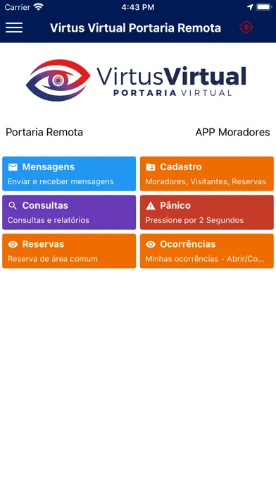 Virtus Virtual Portaria Remota應用截圖