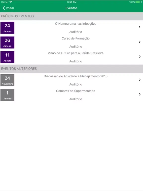 Captures d'écran de Cooperado Unimed RSG iPad 