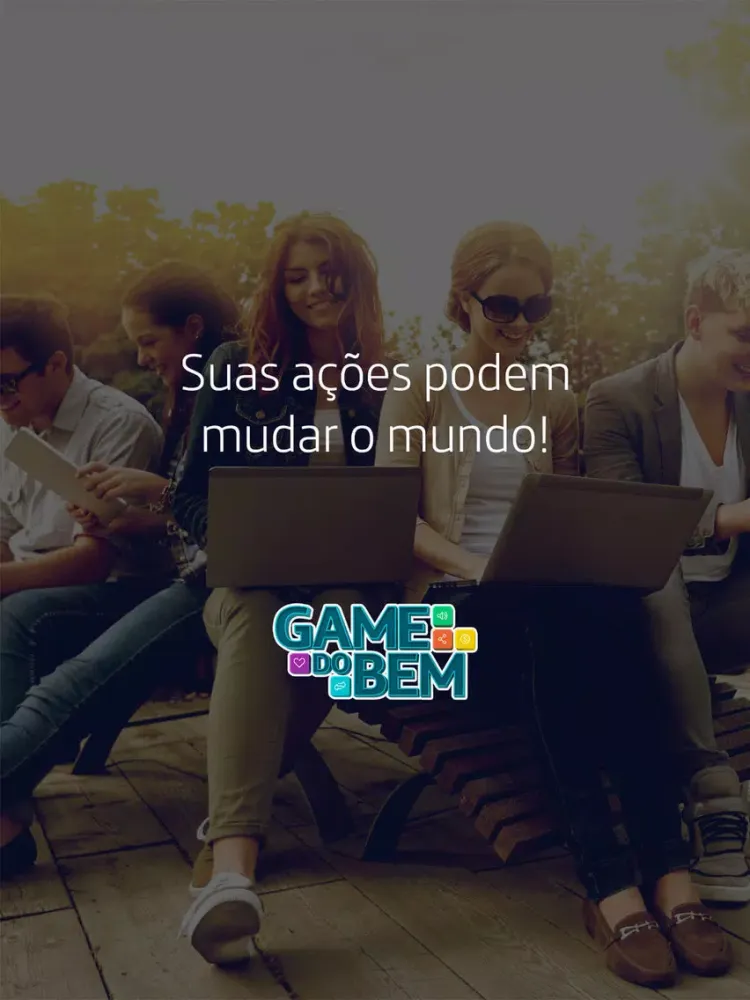 Capturas de tela do Game do Bem iPad 