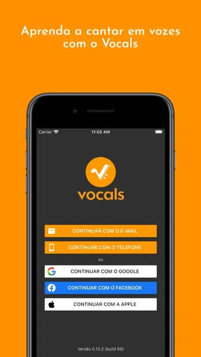 Capturas de tela do Vocals