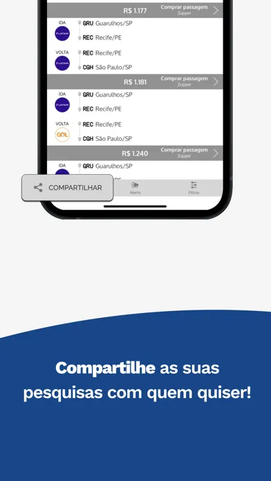 Capturas de pantalla de Voelivre - Passagens Aéreas
