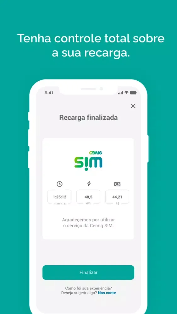 ภาพหน้าจอของ SIM Charger