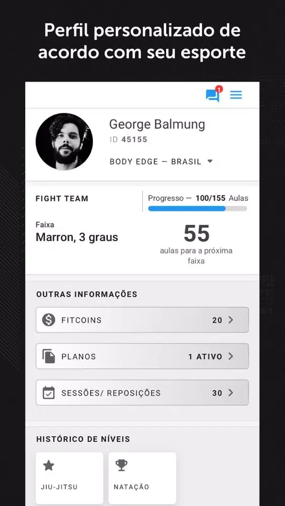 Capturas de tela do Aqua Fisio Fitness