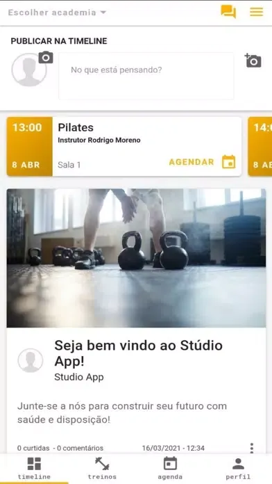 Captures d'écran de Ever Fitness Academia