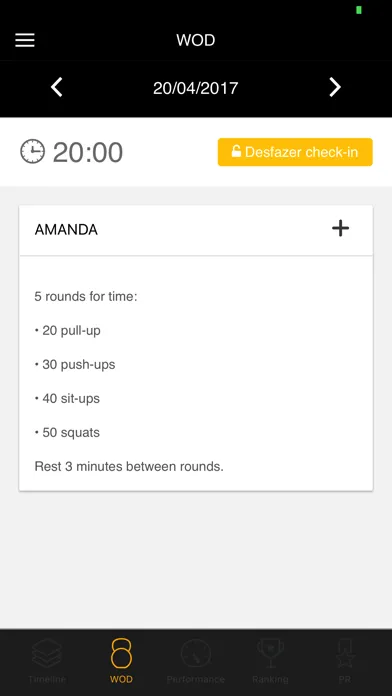 Zrzuty ekranu EVO WOD