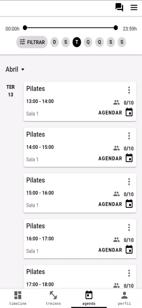 Capturas de pantalla de Galaxy Fitness