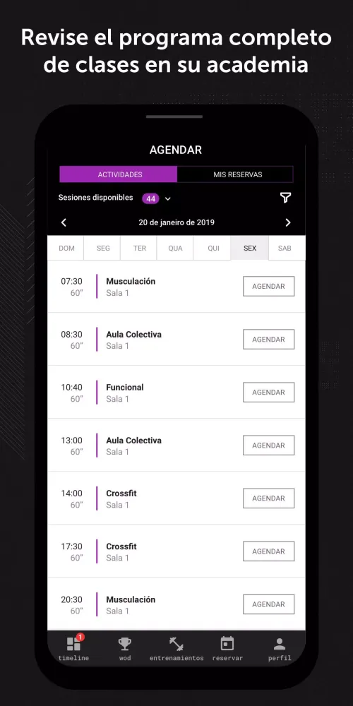 One Fitness Club Screenshots