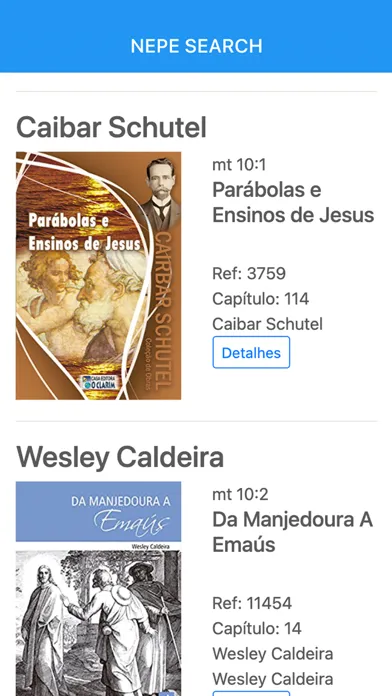 Nepe Search Screenshots