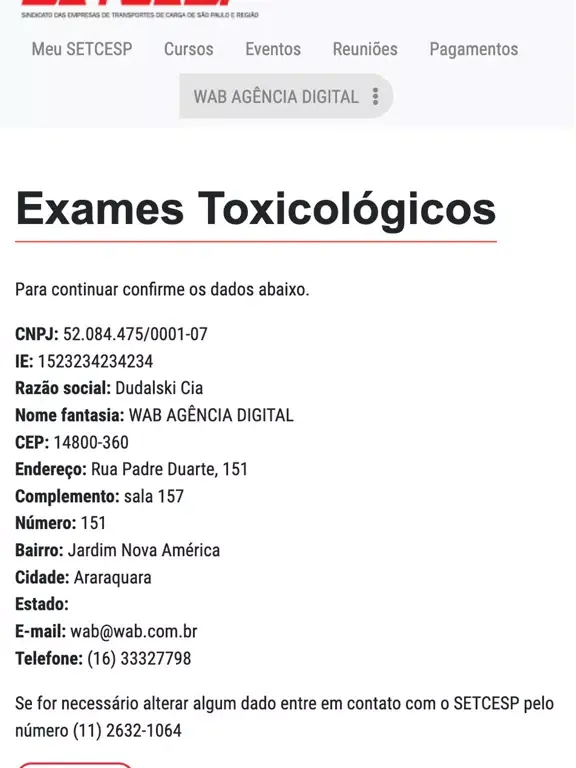 Capturas de pantalla de SETCESP iPad 
