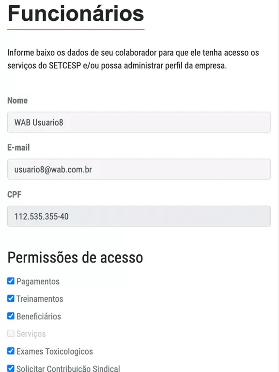 Capturas de pantalla de SETCESP iPad 