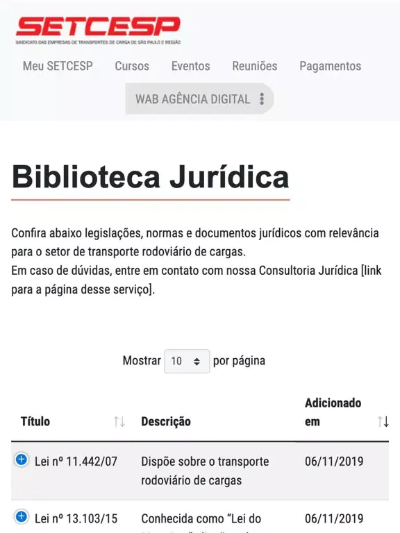 Capturas de pantalla de SETCESP iPad 
