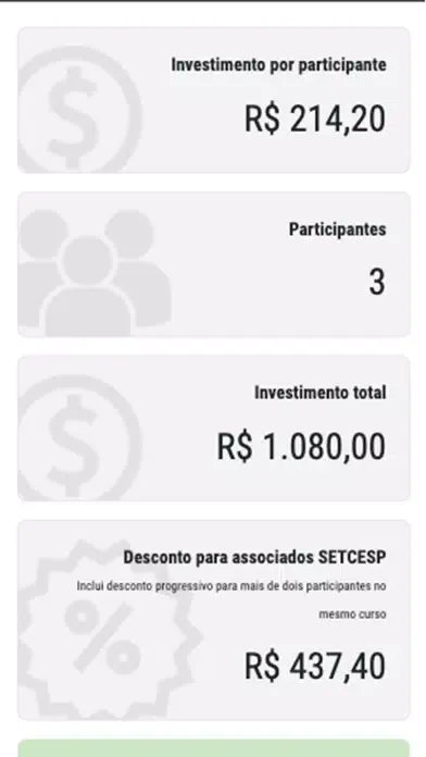 Capturas de pantalla de SETCESP