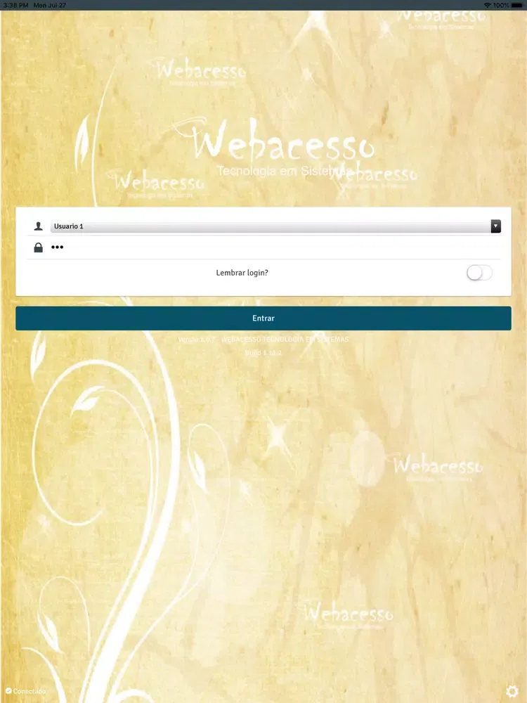 WebApp iPad  Ekran Görüntüleri