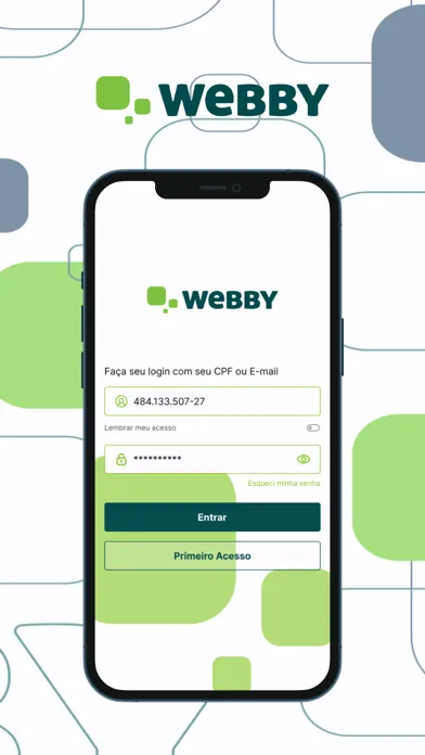 Captures d'écran de Webby Internet