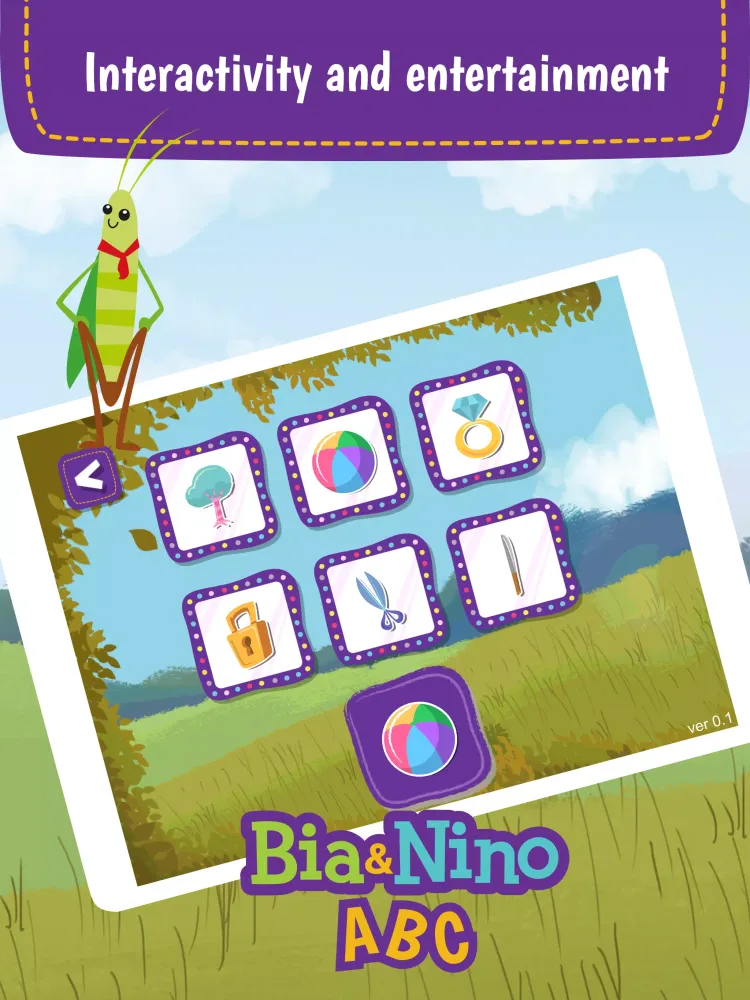 ABC Bia&Nino: Kids First words应用截图