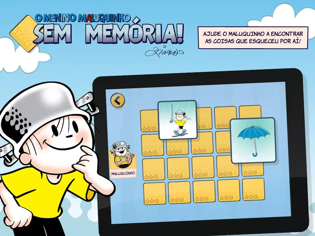 Capturas de tela do O Menino Maluquinho Sem Memória iPad 