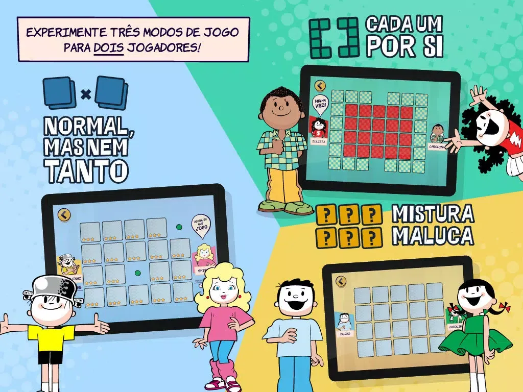 Capturas de tela do O Menino Maluquinho Sem Memória iPad 