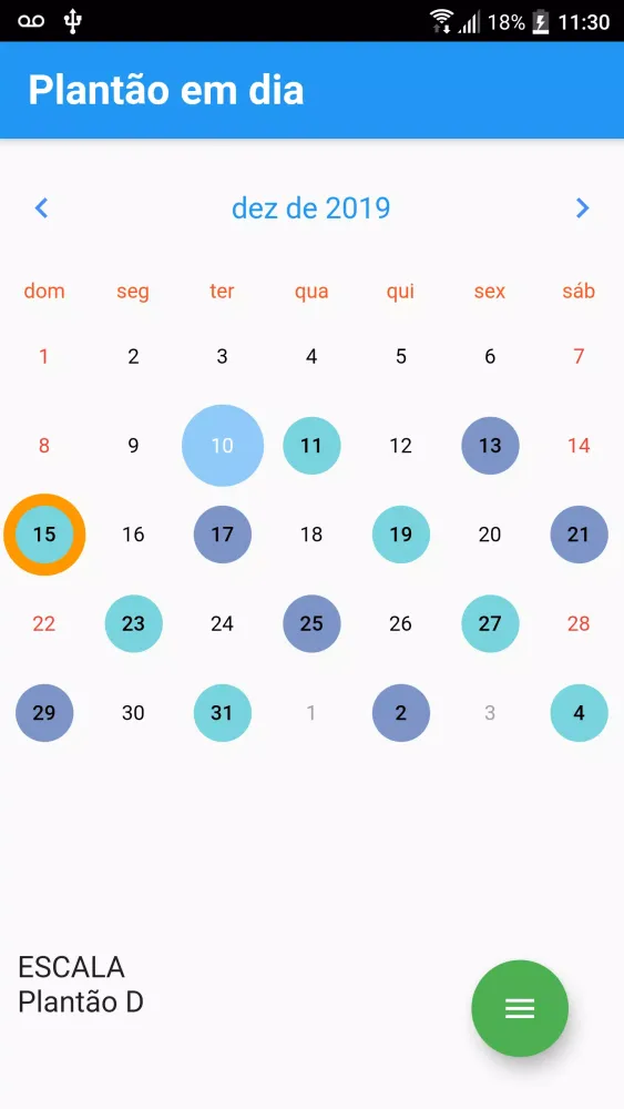 Plantão em dia应用截图