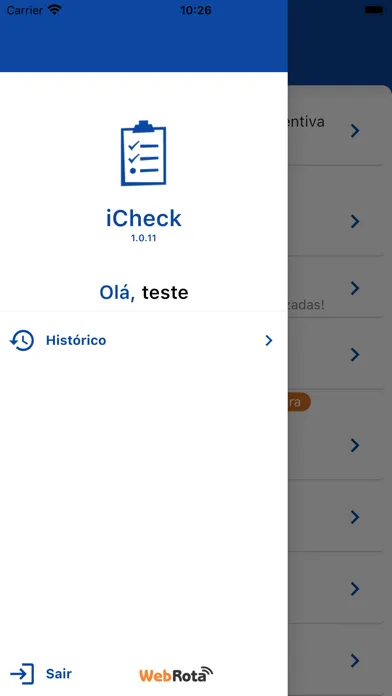 iCheck - WebRota Ekran Görüntüleri