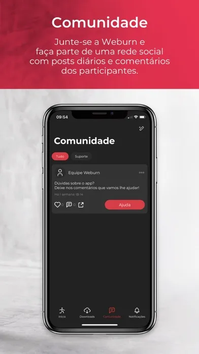 Weburn: Exercício, Yoga, dieta スクリーンショット