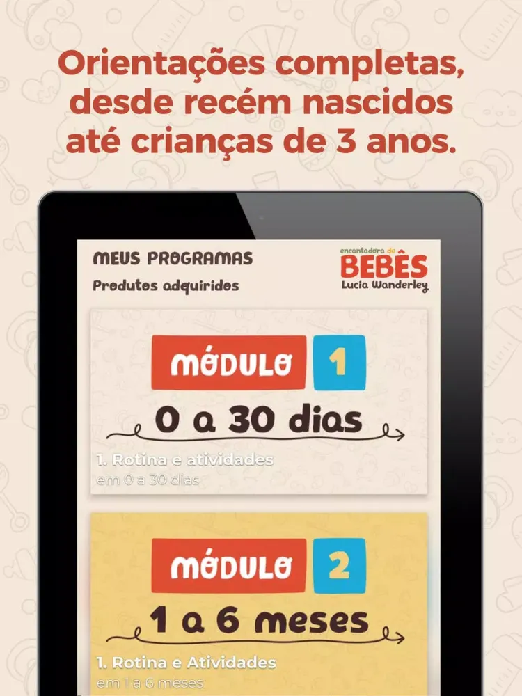 Encantadora de Bebês iPad  스크린샷