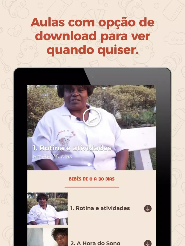 Encantadora de Bebês iPad  스크린샷