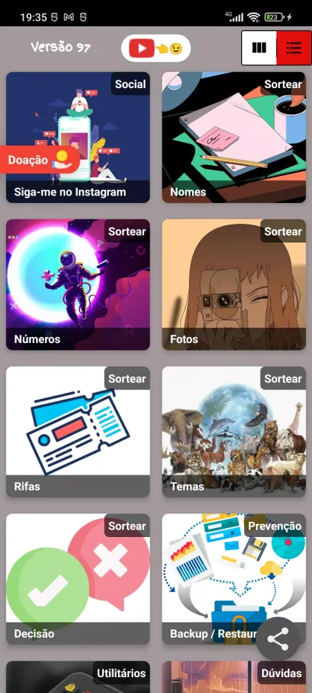 Sorteador应用截图