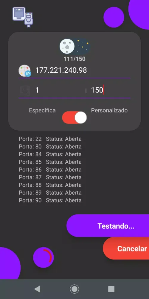 Testa porta应用截图