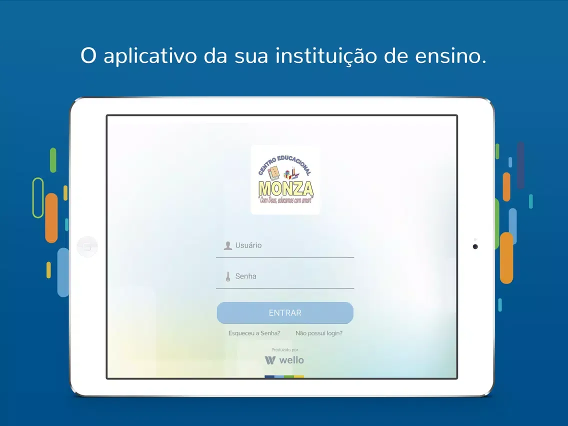 Tangkapan skrin Escola Monza iPad 