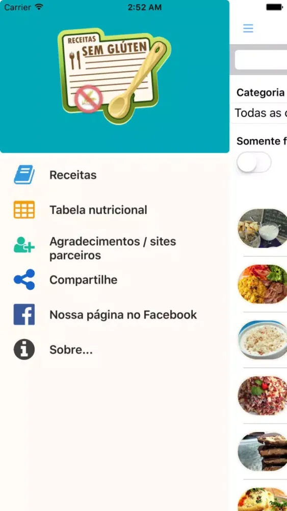 Receitas sem glúten应用截图