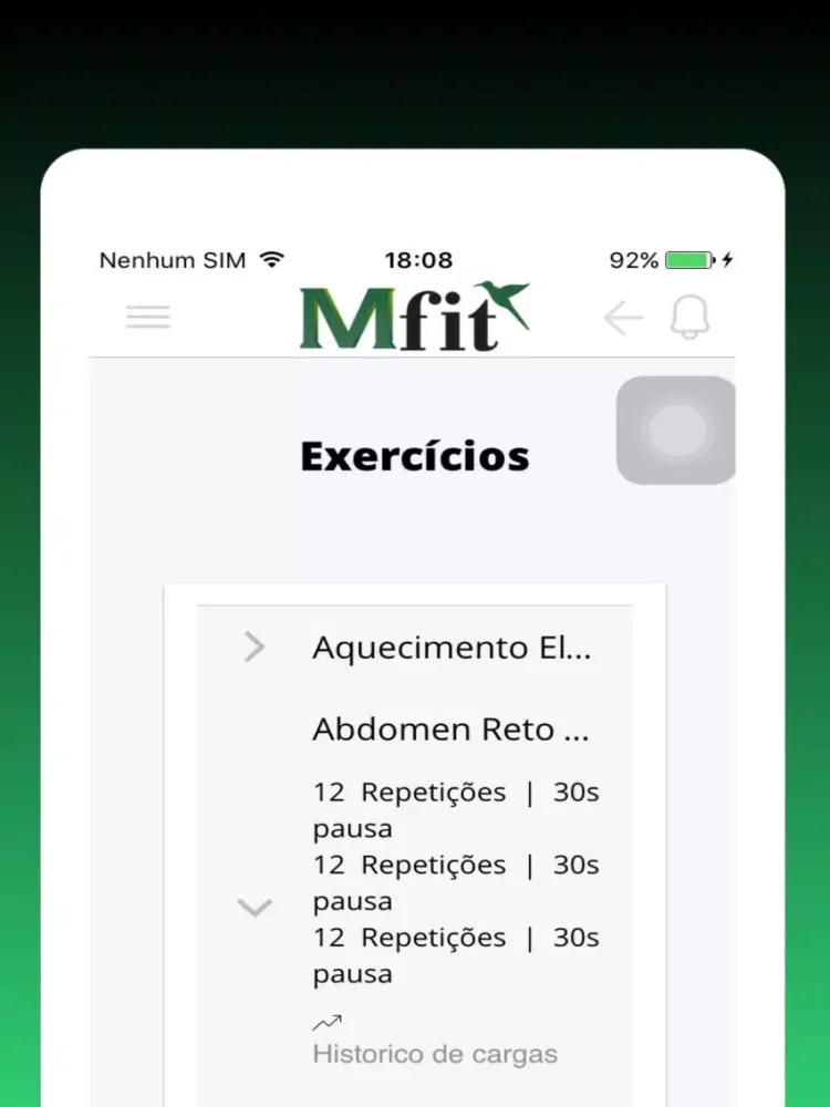 MFit Gym iPad  Screenshots