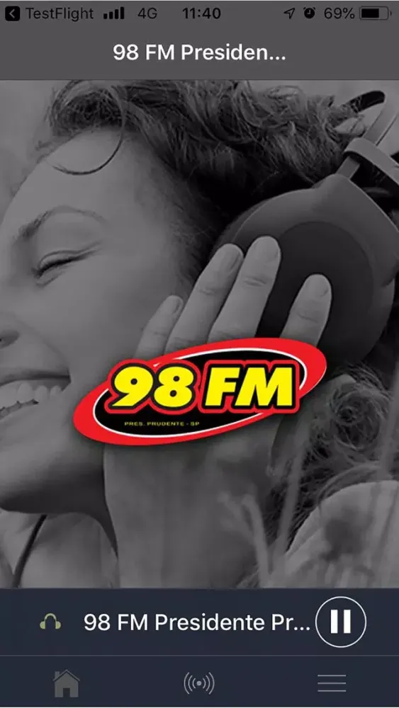 Capturas de pantalla de 98 FM - Presidente Prudente