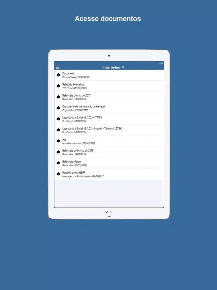 Скриншоты Conética Condomínios iPad 