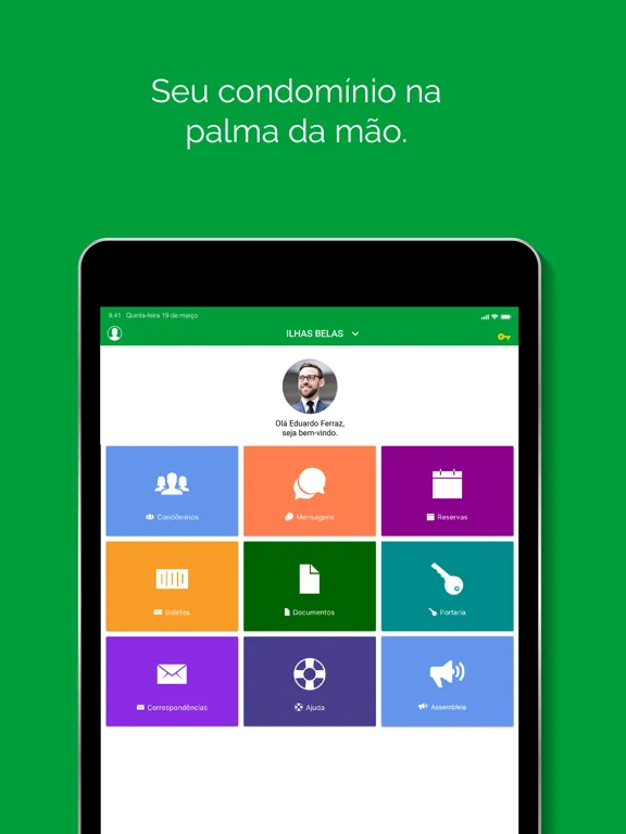 Ảnh chụp màn hình của Focus X Condomínios iPad 