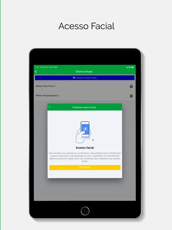 Ảnh chụp màn hình của Focus X Condomínios iPad 
