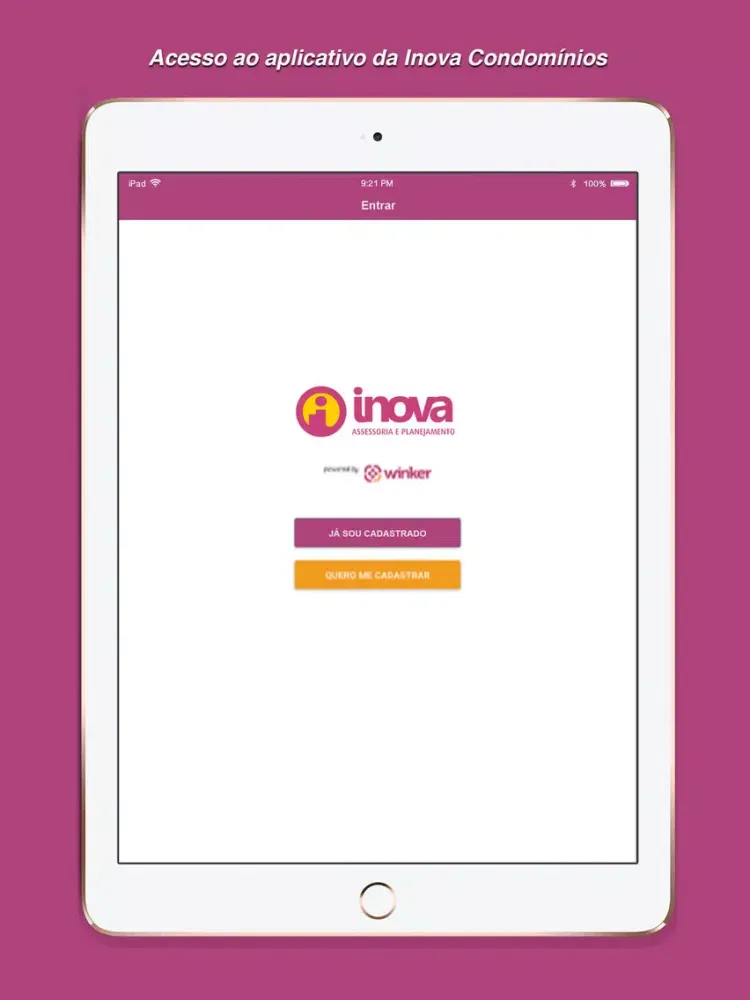 Скриншоты Inova Condomínios iPad 